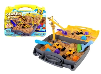 Piasek kinetyczny Plac Budowy w walizce - Pro Kids