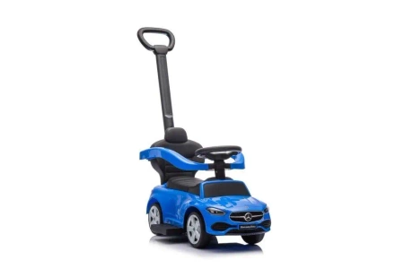 Jeździk z pchaczem Mercedes 3w1 niebieski - Leantoys