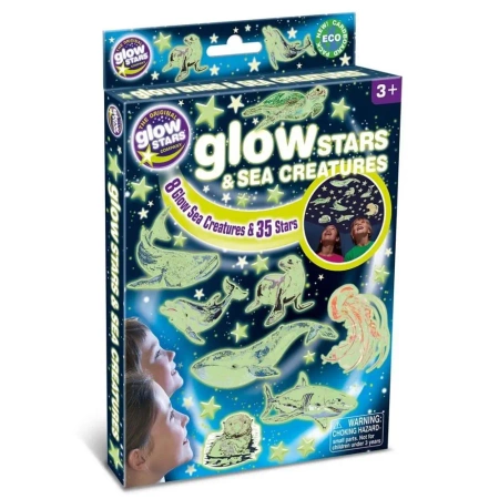 Świecące gwiazdy i morskie stworzenia - Brainstorm