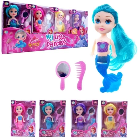 Lalka syrenka z akcesoriami MIX - Trifox