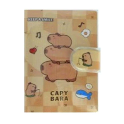 Notes A7 z zamknięciem Kapibara 70 kartek - Dalprint dpCraft