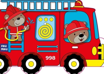 Straż pożarna - kolorowanka z naklejkami - Katarzyna Maćkowiak