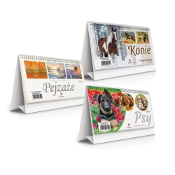 Kalendarz 2026 biurkowy stojący 19,5x11cm MIX - Artsezon