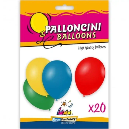 Balony lateksowe mix kolorów 26cm 20szt - Super Power