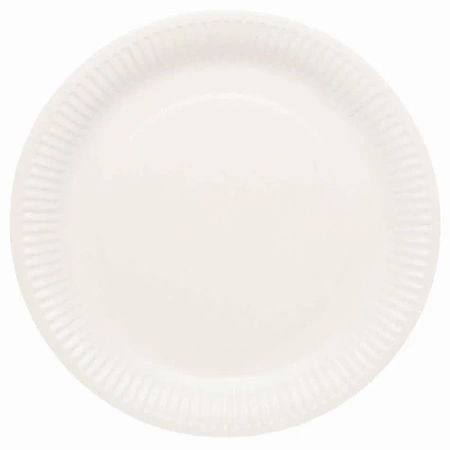Talerze owalne papierowe 23cm 8szt - Amscan