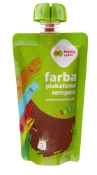 Farba plakatowa tempera 100 ml brązowy Happy Color