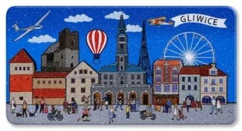 Magnes I love Poland Gliwice ILP-MAG-C-GLIW-01 - Pan Dragon