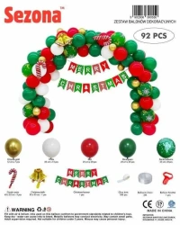 Balony Boże Narodzenie 92szt - Sezona