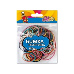 Gumki recepturki 250g mix kolorów - Alfa Pastello
