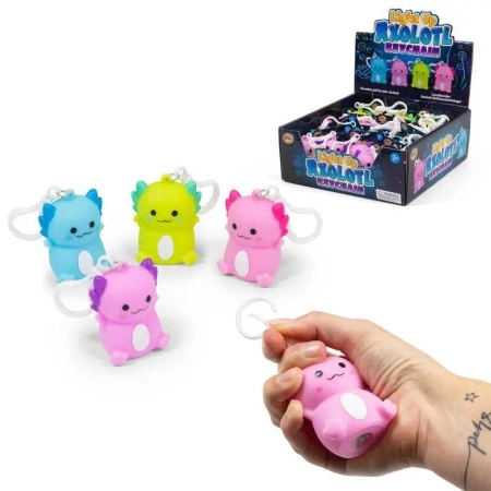Brelok świecący Axolotl - One for Fun