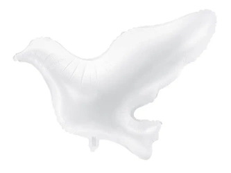 Balon foliowy Gołąb biały 77x66cm - PartyDeco