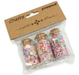 Konfetti 3 rodzaje w buteleczkach 3,5g - Penword