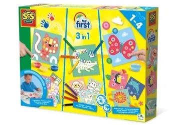 My first Malowanie palcami 3w1 - SES