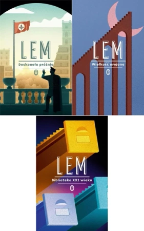 Pakiet Doskonała próżnia + Biblioteka XXI wieku + Wielkość urojona S. Lem - Stanisław Lem