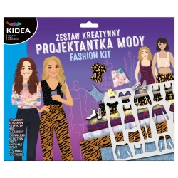 Zestaw projektantka z szablonami 10 arkuszy Kidea - DERFORM