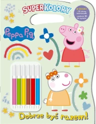 Świnka Peppa. Superkolory 6. Dobrze być razem! - praca zbiorowa
