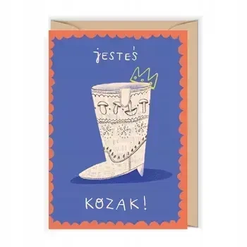 Kartka "Jesteś kozak"