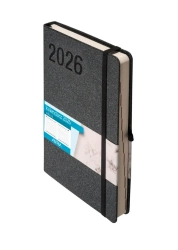 Kalendarz 2026 A5 Sakura czarny DNS - Antra