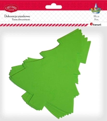 Piankowe choinki 160x202mm zielone 8szt. - Titanum