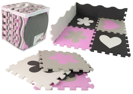 Mata Edukacyjna Piankowa EVA Puzzle Dla Niemowląt - Leantoys