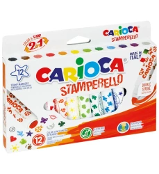 Pisaki stemple Carioca 12 kolorów