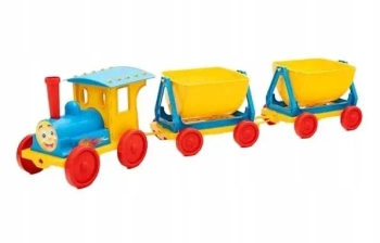 Pociąg z dwoma wagonikami mix - 3toysm