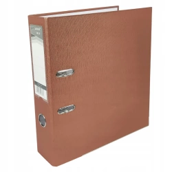 Segregator A4 z okuciem 7,5cm miedziany - Polsirhurt