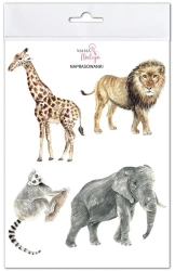 Naprasowanki Zwierzęta Afryki - Mama Maluje