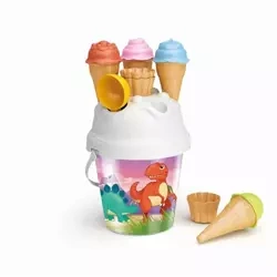 Wiaderko holograficzne Dinozaury z lodami - Tupiko