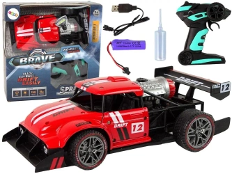 Auto R/C 1:16 zdalnie sterowane czerwone - Leantoys