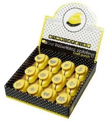 Dziurkacz ozdobny 2,5cm Display (12szt) - Dalprint dpCraft