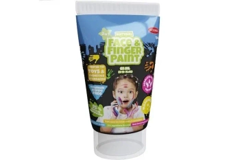 Farba dla malowania palcami czarna 65ml - Boti