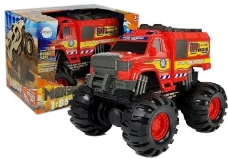 Straż pożarna monster 1:8 - Leantoys
