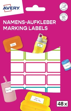 Naklejki do oznaczania - 15x32mm 48 naklejek - Zdesign