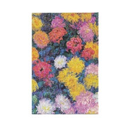 Notatnik linia Monet's Chrysanthemums mini - Paperblanks