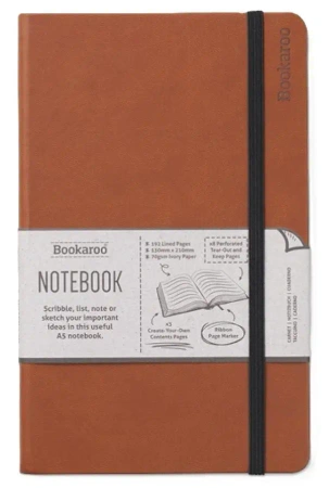 Bookaroo Notatnik Journal A5 - Brązowy - IF