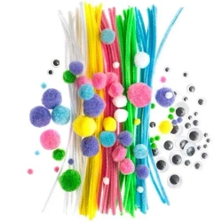 Zestaw kreatywny 130szt pastelowy - Dalprint dpCraft