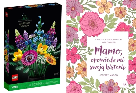 2W1 LEGO 10313 BUKIET Z POLNYCH KWIATÓW + MAMO, OPOWIEDZ MI SWOJĄ HISTORIĘ