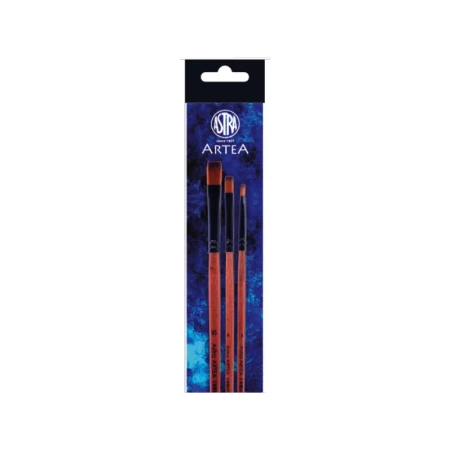 Zestaw pędzli nylon Artea 3 szt. - ASTRA art-pap