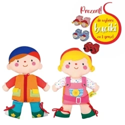 Przytulanka/lalka do ubierania - dwustronna