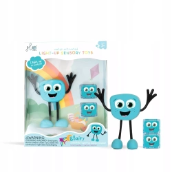 Ludzik do kąpieli Glo Pals Blair LED świecący w wodzie + 2 kostki