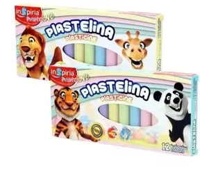 Plastelina Pastelove 12 kolorów - InSpiria