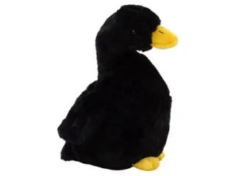 Pluszowa Gęś czarna 30cm - Leantoys