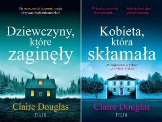 PAK 2x Claire Douglas Dziewczyny, które zaginęły + Kobieta, która skłamała - Claire Douglas