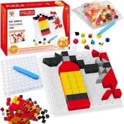 Puzzle DIY mozaika straży pożarnej 128el - Maksik