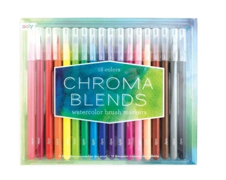 Flamastry pędzelkowe akwarelowe Chroma blends - Kolorowe Baloniki
