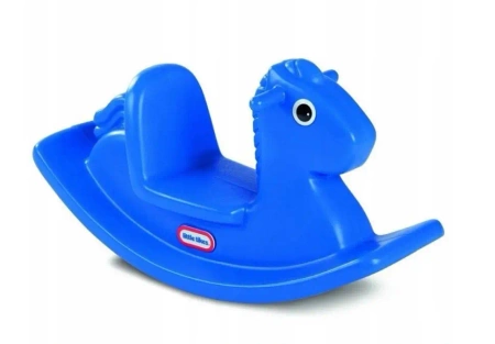Koń na biegunach niebieski - Little Tikes
