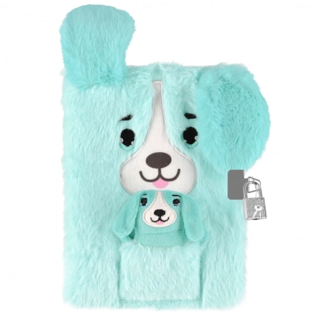 Pamiętnik Pluszowy Zamykany A5/80k Dog Starpak 564709