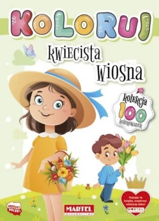 Koloruj. Kwiecista wiosna - praca zbiorowa