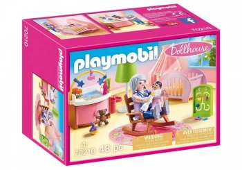 Zestaw z figurkami Dollhouse 70210 Pokoik dziecięcy - Playmobil